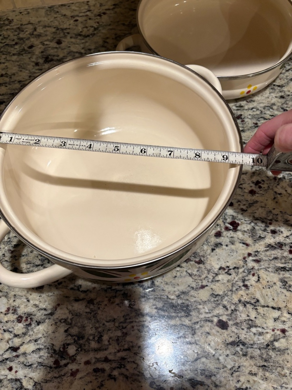 Vintage Temptations by Tara 5 piece Enamel Cookware set - Picture 12 of 16